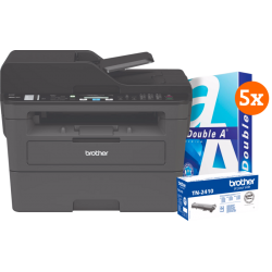 Brother MFC-L2710dw + 1 extra zwarte toner + 2.500 vellen A4 papier