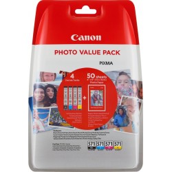 Canon cli-571 ink multi pbcmy+pp201 Inkt
